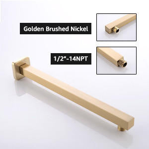 Moreno Bath SHWRSET-BGOLD-2V Moreno 10" Shower Head In Brushed Gold and Hand Held Two Valve Set - view 5