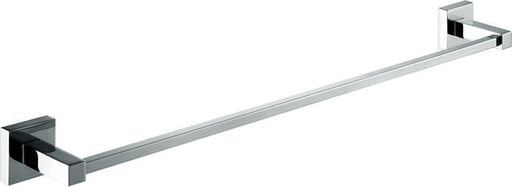 Moreno Bath 24" Chrome Towel Bar with Square Wall Mount