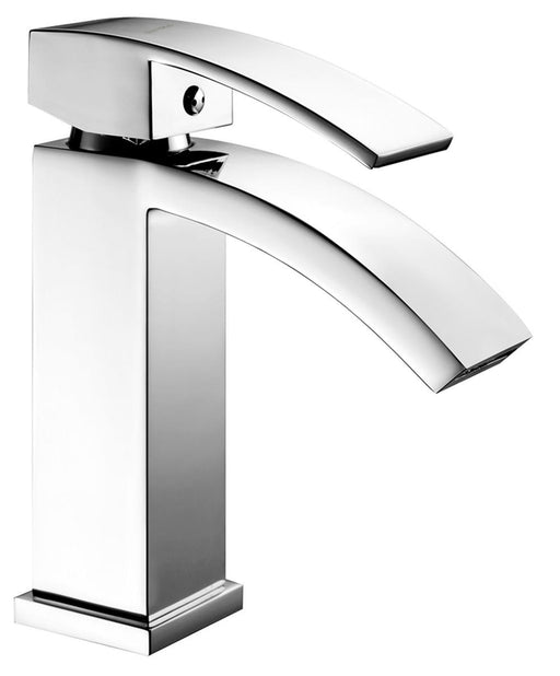 Moreno Bath 681101BN Angular Rounded Single Lever Faucet in Brushed Nickel