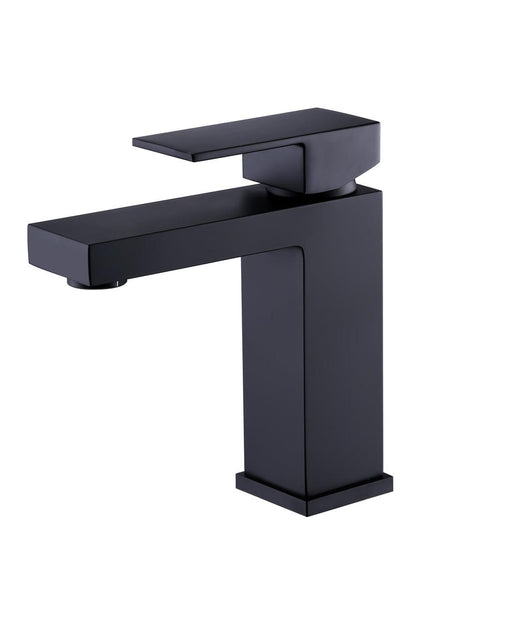 Moreno Bath 251101MB Angular Modern Single Lever Faucet in Matte Black