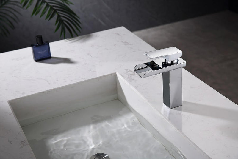 Moreno Bath MP005 Nelli Single Hole Waterfall Faucet