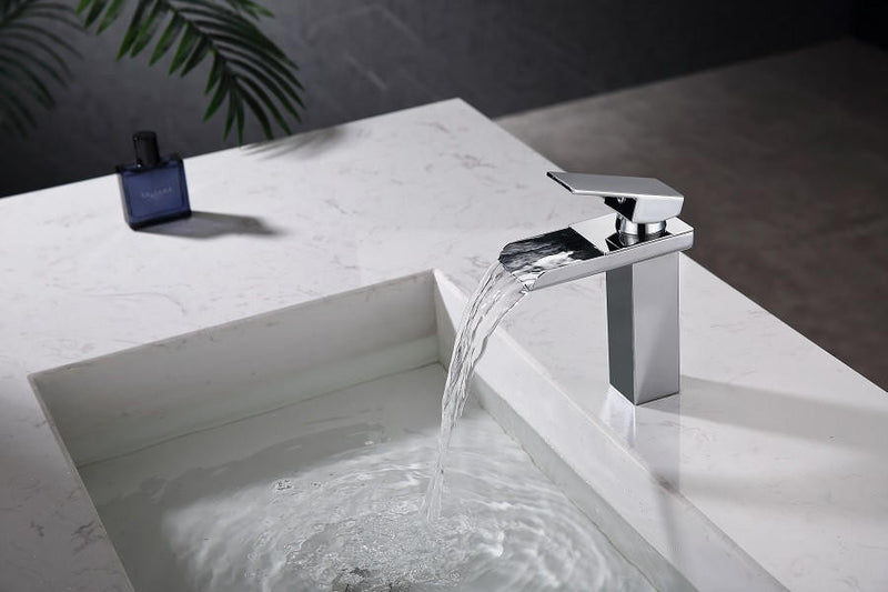 Moreno Bath MP005 Nelli Single Hole Waterfall Faucet