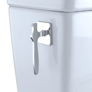 TOTO MS626124CEFG#01 Aimes WASHLET+ One-Piece Elongated 1.28 GPF Universal Height Skirted Toilet with CEFIONTECT, Cotton White - view 3