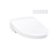 TOTO SW3446#01 WASHLET S5 Electronic Bidet Toilet Seat with Instantaneous Water Heating, PREMIST and EWATER+ Wand Cleaning, Elongated, Cotton White