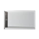 Anzzi Alexander 60 in. L x 32 in. W Alcove Shower Pan Base with Left Drain in Glossy White Marine Acrylic