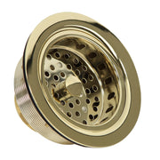Nantucket Sinks Polished Brass 3.5 Inch Kitchen Drain 3.5 KDPB - view 2