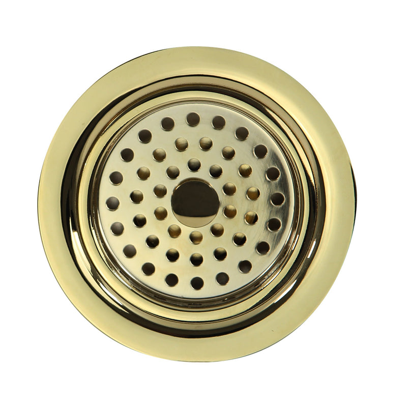 Nantucket Sinks Polished Brass 3.5 Inch Kitchen Drain 3.5 KDPB - view 3