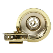 Nantucket Sinks Polished Brass 3.5 Inch Kitchen Drain 3.5 KDPB - view 4