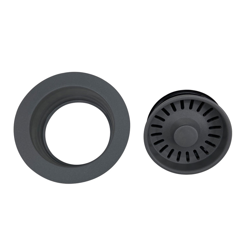 Nantucket Sinks Titanium Disposal Trim For Granite Composite Sinks 3.5DF-GCTI