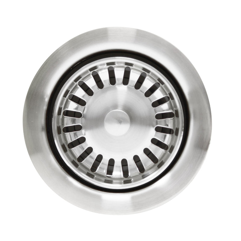 Nantucket Sinks 3.5 Inch Extended Flange Disposal Kitchen Drain in Brushed Stainless 3.5EDF-BRS - view 2
