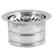 Nantucket Sinks 3.5 Inch Extended Flange Disposal Kitchen Drain in Brushed Stainless 3.5EDF-BRS - view 3