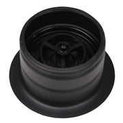 Nantucket Sinks 3.5 Inch Extended Flange Disposal Kitchen Drain in Matte Black 3.5EDF-MBL - view 3