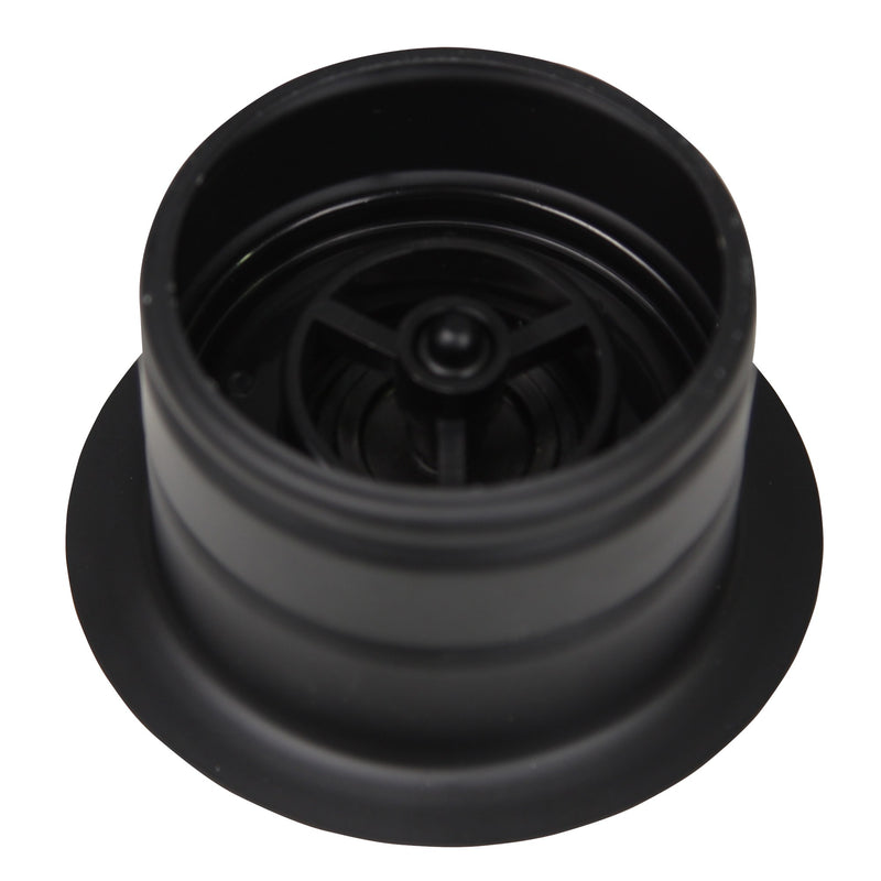 Nantucket Sinks 3.5 Inch Extended Flange Disposal Kitchen Drain in Matte Black 3.5EDF-MBL - view 3