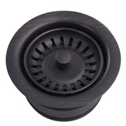 Nantucket Sinks 3.5 Inch Extended Flange Disposal Kitchen Drain Brushed Oil Rubbed Bronze 3.5EDF-ORB