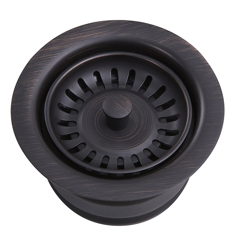 Nantucket Sinks 3.5 Inch Extended Flange Disposal Kitchen Drain Brushed Oil Rubbed Bronze 3.5EDF-ORB