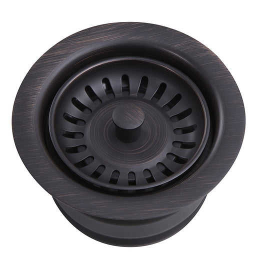 Nantucket Sinks 3.5 Inch Extended Flange Disposal Kitchen Drain Brushed Oil Rubbed Bronze 3.5EDF-ORB