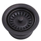 Nantucket Sinks 3.5 Inch Extended Flange Disposal Kitchen Drain Brushed Oil Rubbed Bronze 3.5EDF-ORB