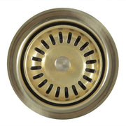 Nantucket Sinks 3.5 Inch Extended Flange Disposal Kitchen Drain Brass 3.5EDF-PB - view 2
