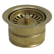 Nantucket Sinks 3.5 Inch Extended Flange Disposal Kitchen Drain Brass 3.5EDF-PB - view 4
