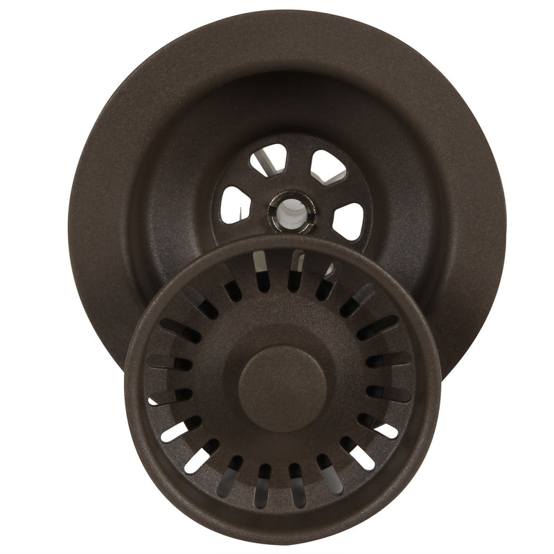 Nantucket Sinks Basket Strainer Kitchen Drain For Granite Composite Sinks - Brown 3.5KD-GCCB - view 2