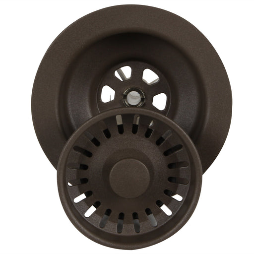 Nantucket Sinks Basket Strainer Kitchen Drain For Granite Composite Sinks - Brown 3.5KD-GCCB - view 2