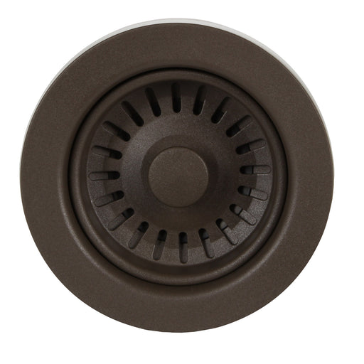 Nantucket Sinks Basket Strainer Kitchen Drain For Granite Composite Sinks - Brown 3.5KD-GCCB