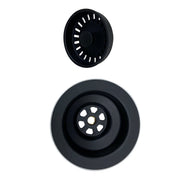 Nantucket Sinks Basket Strainer Kitchen Drain For Granite Composite Sinks - Matte Black 3.5KD-GCMB - view 2