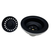 Nantucket Sinks Basket Strainer Kitchen Drain For Granite Composite Sinks - Matte Black 3.5KD-GCMB - view 3