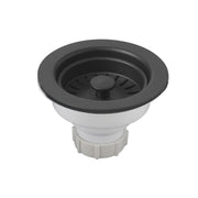 Nantucket Sinks Basket Strainer Kitchen Drain For Granite Composite Sinks - Matte Black 3.5KD-GCMB - view 4