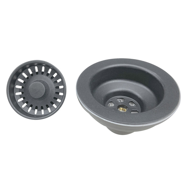 Nantucket Sinks Basket Strainer Kitchen Drain For Granite Composite Sinks - Titanium 3.5KD-GCTI - view 3