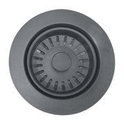 Nantucket Sinks Basket Strainer Kitchen Drain For Granite Composite Sinks - Titanium 3.5KD-GCTI