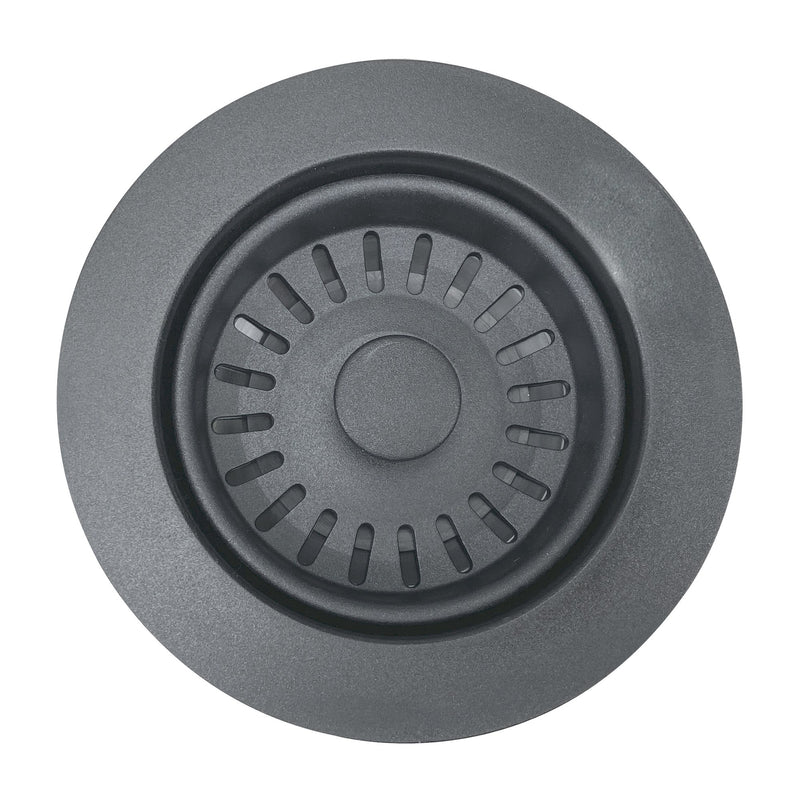 Nantucket Sinks Basket Strainer Kitchen Drain For Granite Composite Sinks - Titanium 3.5KD-GCTI