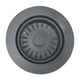 Nantucket Sinks Basket Strainer Kitchen Drain For Granite Composite Sinks - Titanium 3.5KD-GCTI