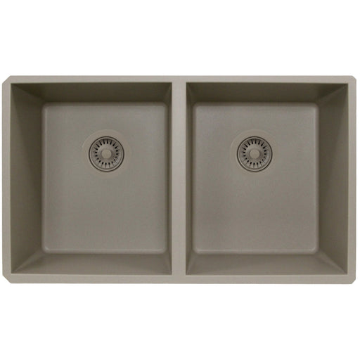 Nantucket Sinks Basket Strainer Kitchen Drain For Granite Composite Sinks - Truffle 3.5KD-GCTR