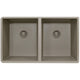 Nantucket Sinks Basket Strainer Kitchen Drain For Granite Composite Sinks - Truffle 3.5KD-GCTR