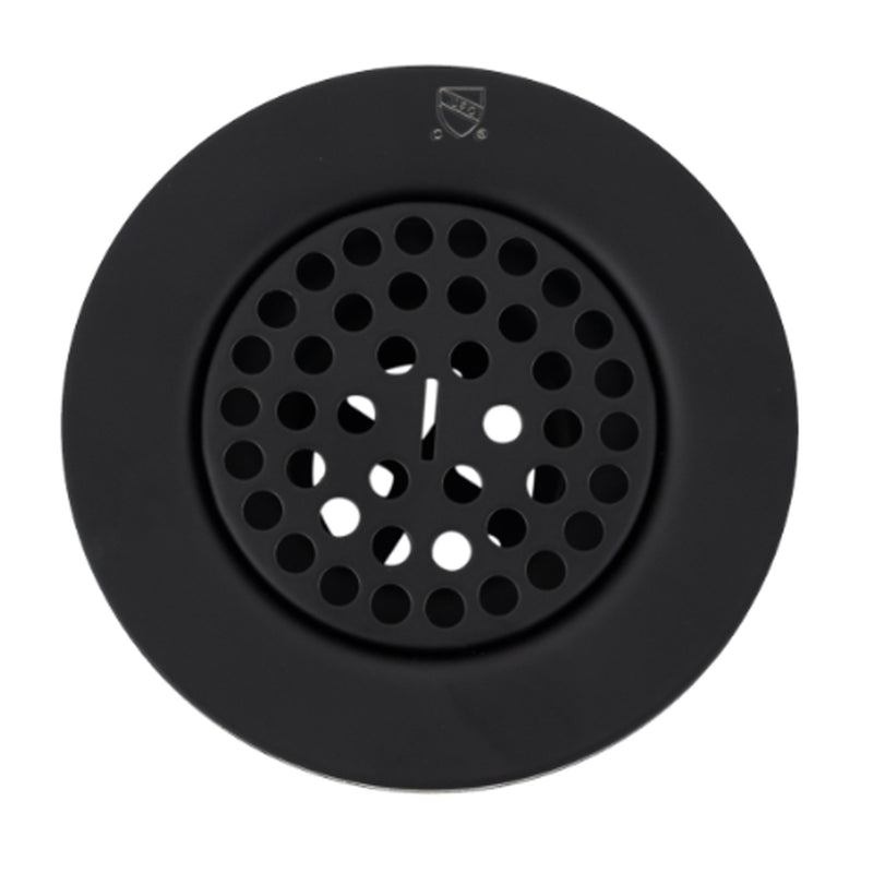 Nantucket Sinks 3 inch Utility Sink Grid Drain Matte Black 3CHGRMBL