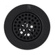 Nantucket Sinks 3 inch Utility Sink Grid Drain Matte Black 3CHGRMBL