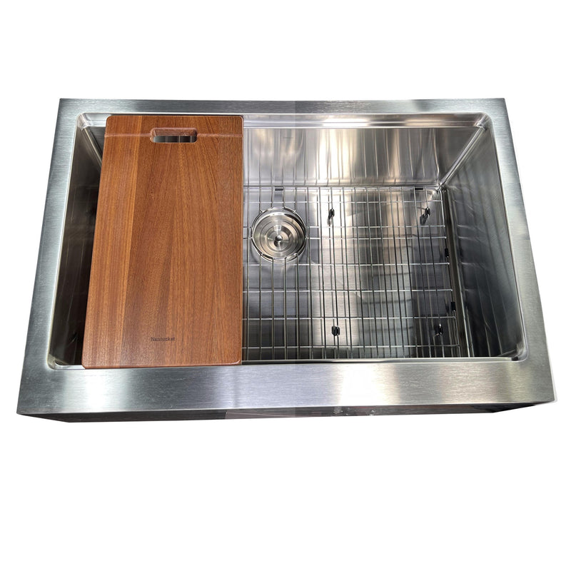 Nantucket Sinks AP-PS-3221-16 Prepstation Single Bowl Undermount Stainless Steel Kitchen Sink - view 3