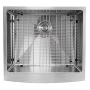 Nantucket Sinks Apron2420SR-16 - 24 Inch Pro Series Single Bowl Farmhouse Apron Front Stainless Steel Kitchen Sink APRON2420-SR-16 - view 3