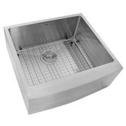 Nantucket Sinks Apron2420SR-16 - 24 Inch Pro Series Single Bowl Farmhouse Apron Front Stainless Steel Kitchen Sink APRON2420-SR-16 - view 4
