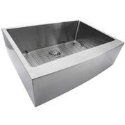 Nantucket Sinks Apron302010SR-16 - 30 Inch Pro Series Single Bowl Farmhouse Apron Front Stainless Steel Kitchen Sink APRON302010-SR-16 - view 4
