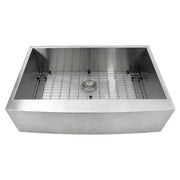 Nantucket Sinks Apron332010-16 - 33 Inch Pro Series Single Bowl Farmhouse Apron Front Stainless Steel Kitchen Sink - view 2