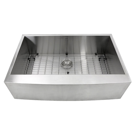 Nantucket Sinks Apron332010-16 - 33 Inch Pro Series Single Bowl Farmhouse Apron Front Stainless Steel Kitchen Sink - view 2