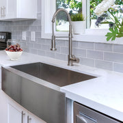 Nantucket Sinks Apron332010-16 - 33 Inch Pro Series Single Bowl Farmhouse Apron Front Stainless Steel Kitchen Sink - view 5