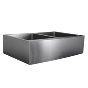 Nantucket Sinks 33 Inch Double Bowl Farmhouse Apron Front Stainless Steel Kitchen Sink APRON332210-DBL-SR - view 5