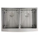 Nantucket Sinks 33 Inch Double Bowl Farmhouse Apron Front Stainless Steel Kitchen Sink APRON332210-DBL-SR