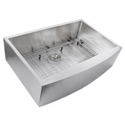 Nantucket Sinks Apron332210-SR-16 - 33 Inch Pro Series Small Radius Farmhouse Apron Front Stainless Steel Sink - view 2