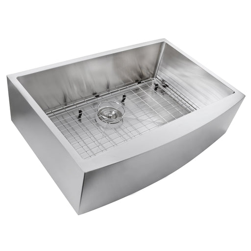 Nantucket Sinks Apron332210-SR-16 - 33 Inch Pro Series Small Radius Farmhouse Apron Front Stainless Steel Sink - view 2