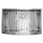 Nantucket Sinks Apron332210-SR-16 - 33 Inch Pro Series Small Radius Farmhouse Apron Front Stainless Steel Sink - view 4