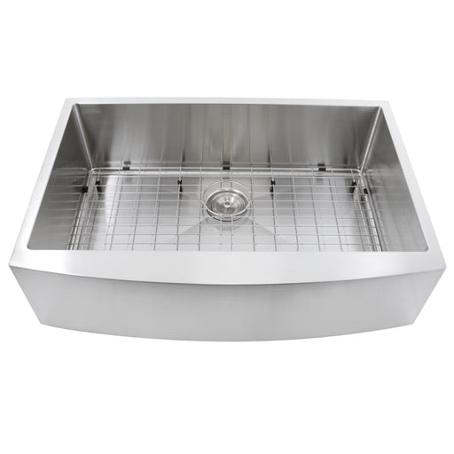 Nantucket Sinks Apron332210-SR-16 - 33 Inch Pro Series Small Radius Farmhouse Apron Front Stainless Steel Sink